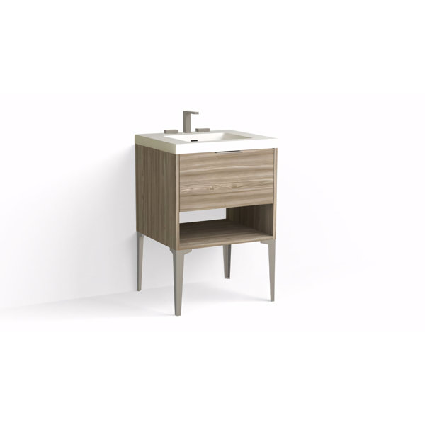 The Furniture Guild Guilder 3 24" Vanity and Top with Dean Leg Perigold